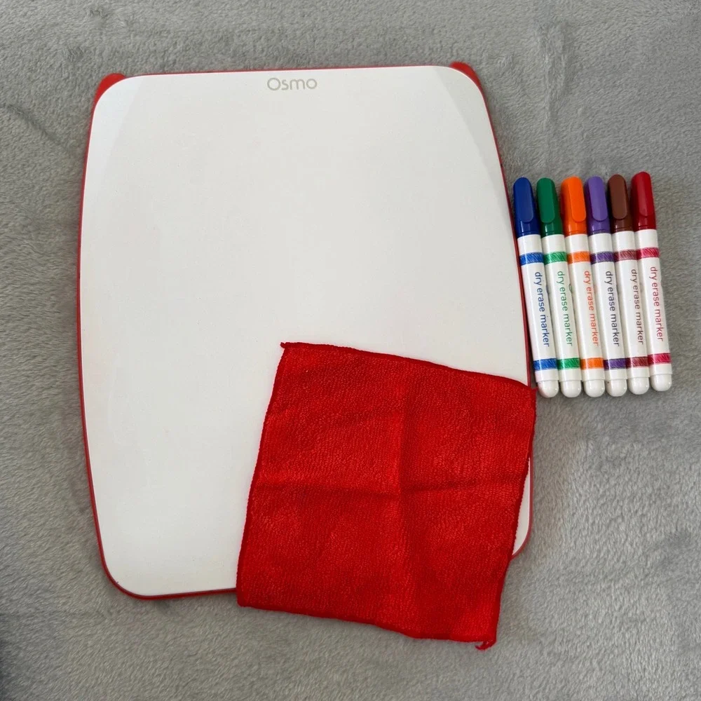 Osmo Creative Set Drawing Board for iPad 6 Markers Super Sweeper & Pouch